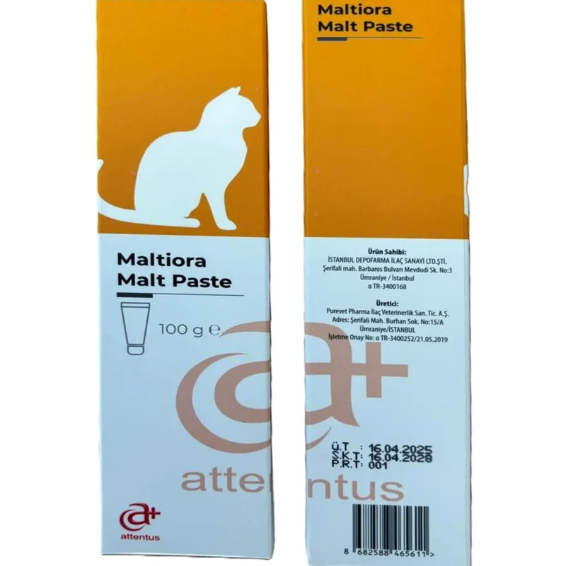 Attentus Maltiora Malt Paste Kedi Tüy Yamağı Önleyici Malt Pasta 100 gr