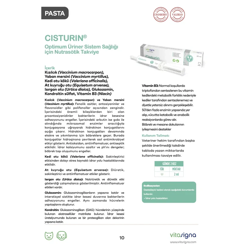 Cisturin 30 ml Pasta