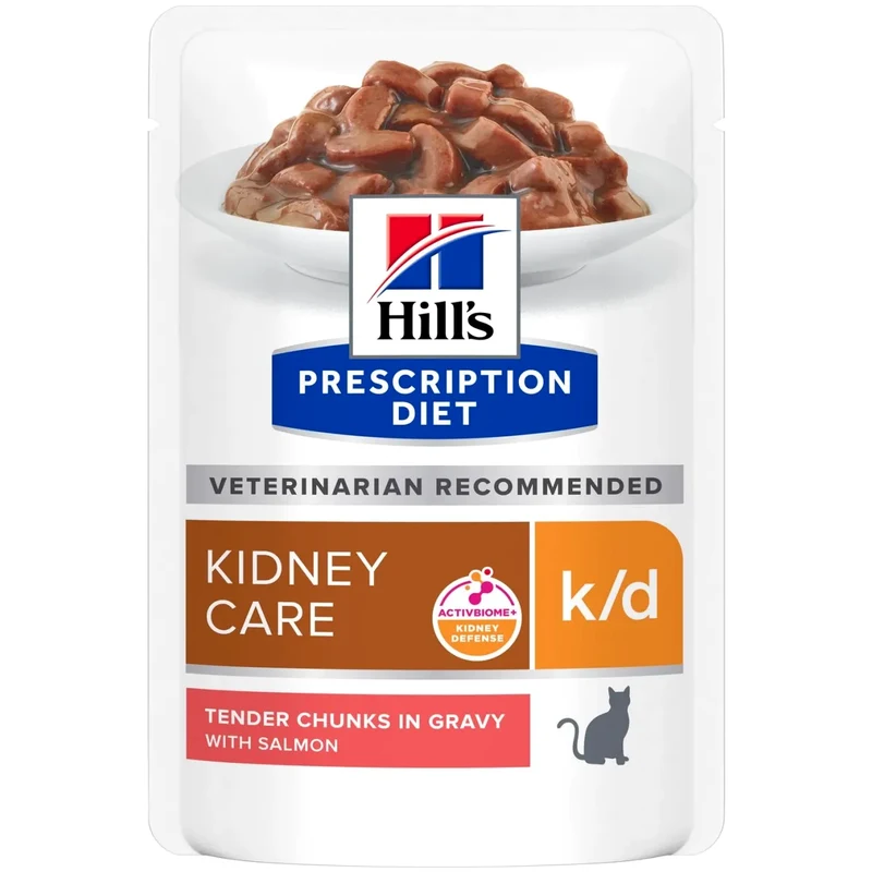 Hill's Prescription Diet k/d Somon Pouch Kedi Maması 85 Gr