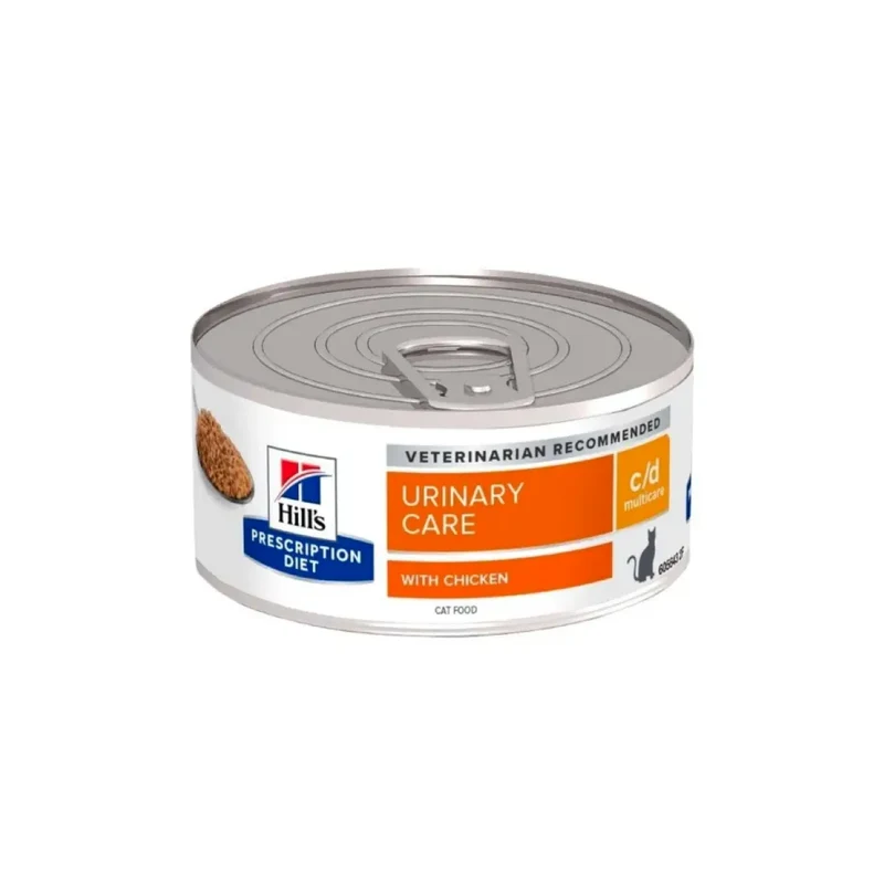 Hills Prescription Diet Urinary Care c/d Tavuklu Kedi Konservesi 156 gr x 6 adet