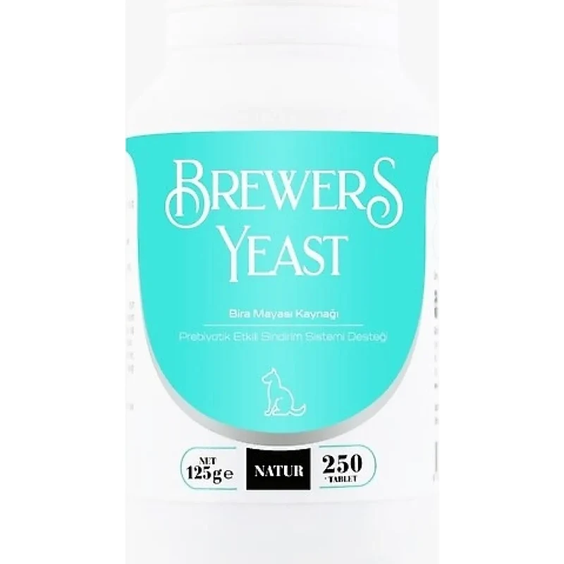 Natur Brewers Yeast Köpekler İçin Sarımsaklı Maya 250 Tablet