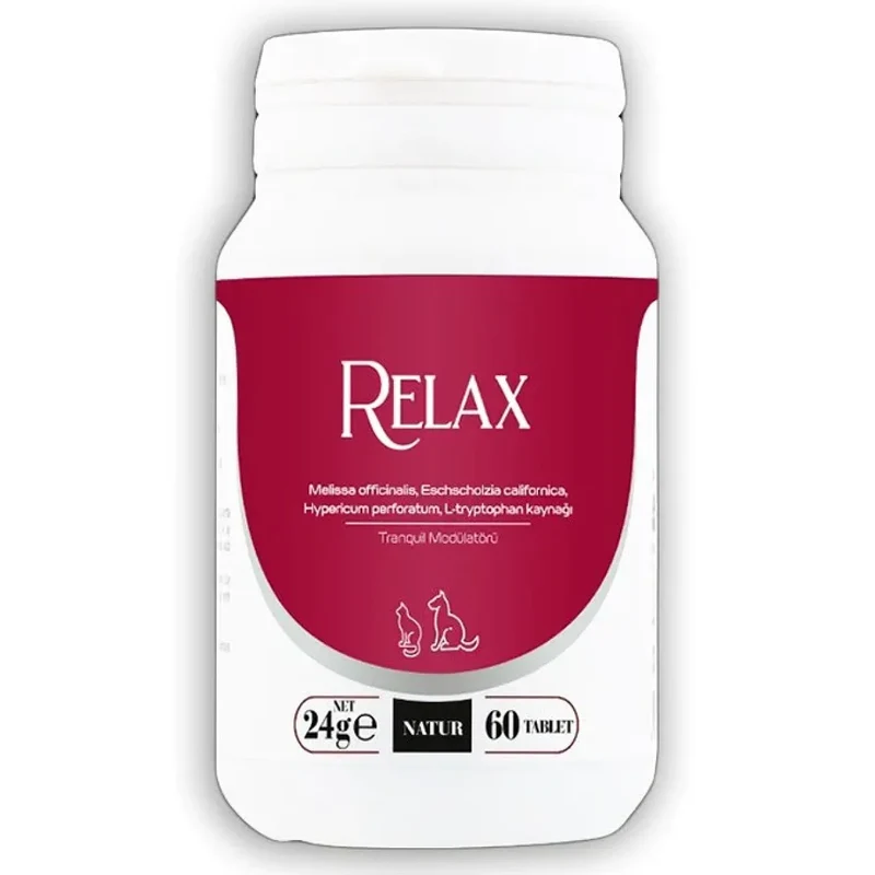 Natur Relax Kedi Köpek Sakinleştirici 60 Tablet