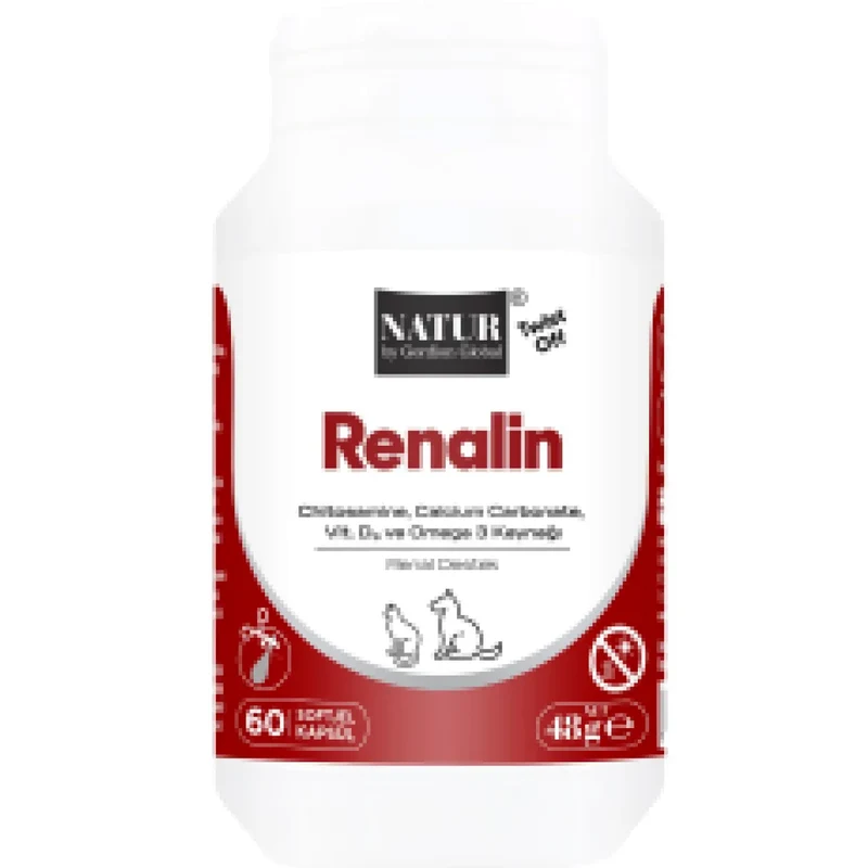 Natur Renalin 60 Tb Kedi Köpek Renal Destek