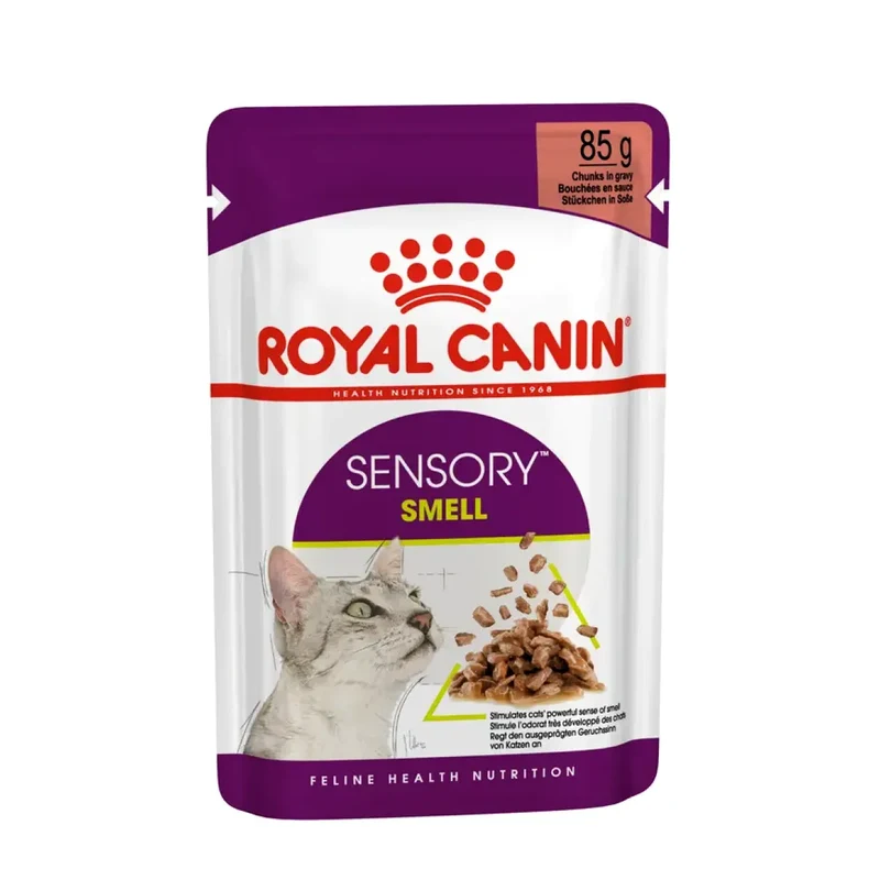 Royal Canin Sensory Smell Gravy Yetişkin Kedi Yaş Maması 85 gr x 12 Adet