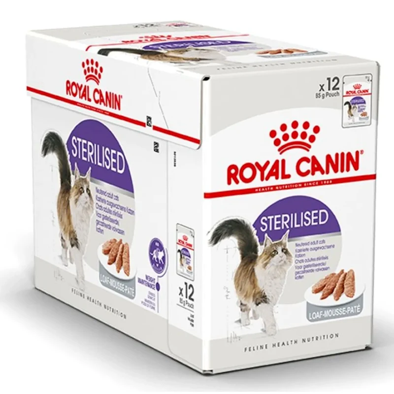 Royal Canin Sterilised Jelly Yetişkin Kedi Yaş Maması 85 gr x 12 adet
