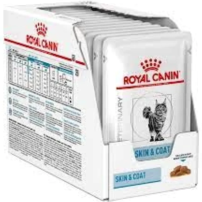 Royal Canin Veterinary Skin&Coat Pouch Yaş Mama 12x85 Gr
