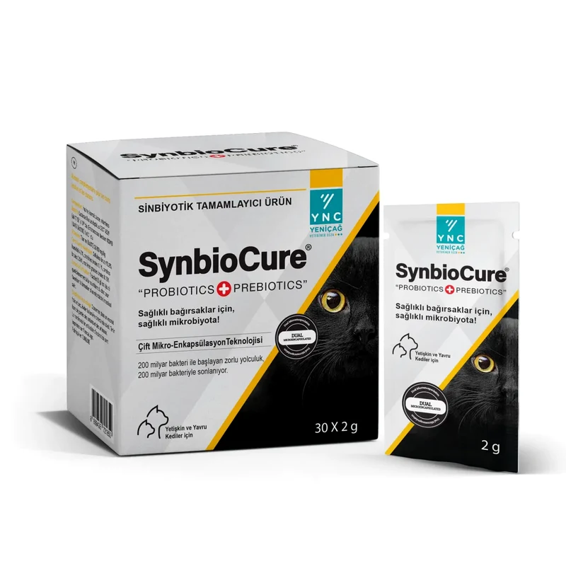 Synbiocure Feline Probiyotik+Prebiyotik Şase 30x2 Gr