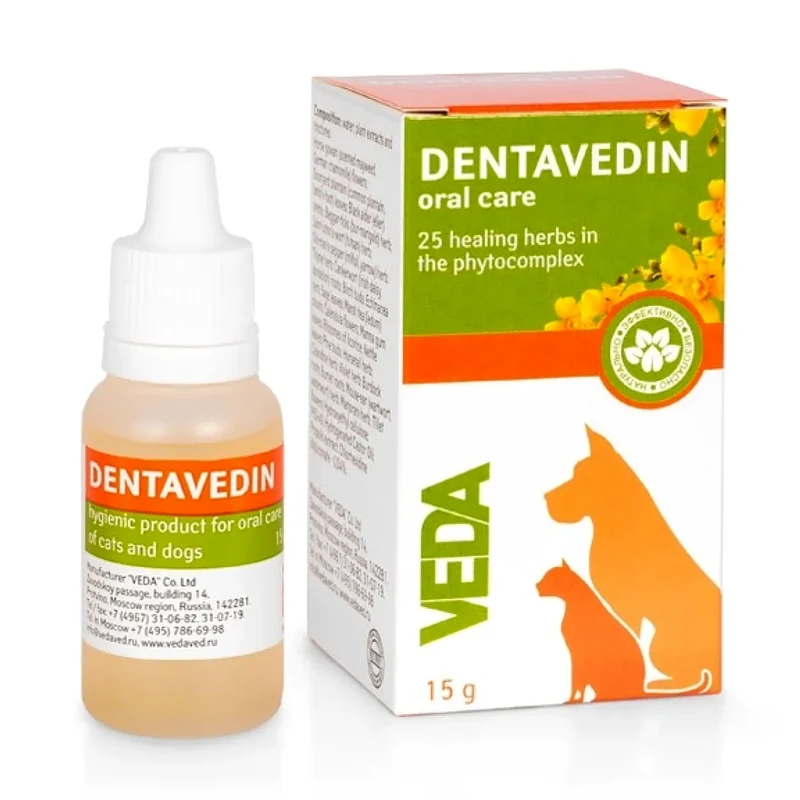 Veda Dentavedin Kedi Ve Köpekler İçin Ağız Ve Diş Bakım Jeli 15 gr