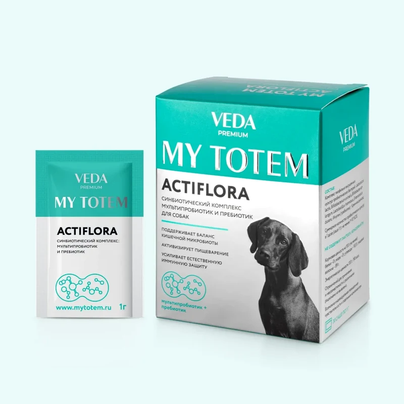 Veda Premium My Totem Actiflora Köpek Toz 30 Saşe