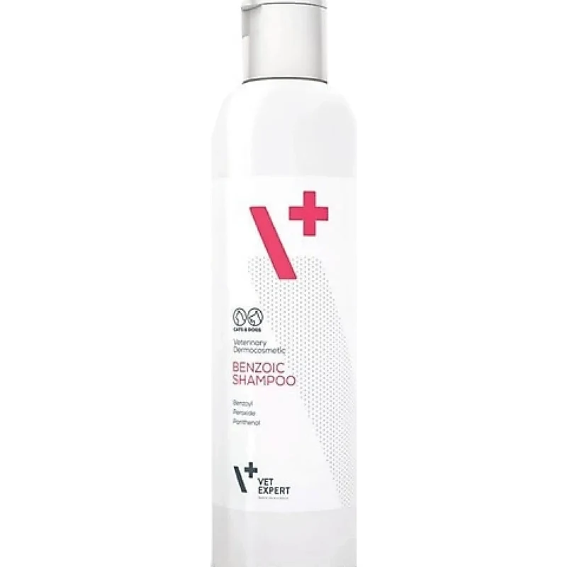 VetExpert Benzoic Shampoo Kedi ve Köpek Şampuanı 250 ml