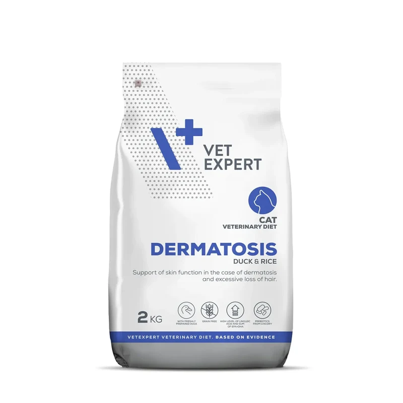 VetExpert Dermatosis Kedi Maması Ördekli 2 Kg