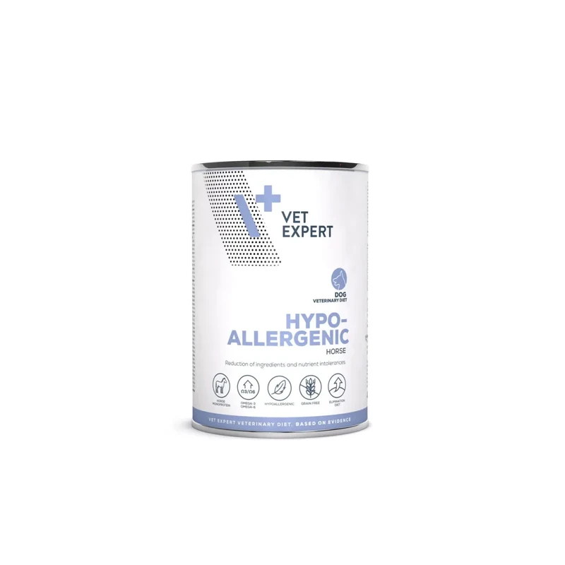 Vetexpert Hypoallergenic Horse Konserve Köpek Maması 400g