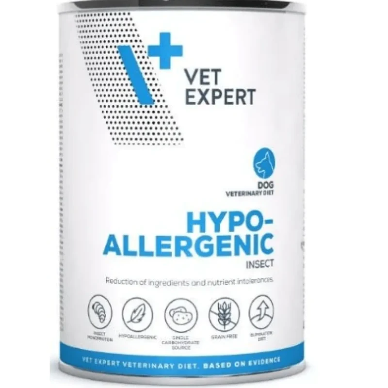 VetExpert Hypoallergenic Insect Konserve Köpek Maması 400 gr