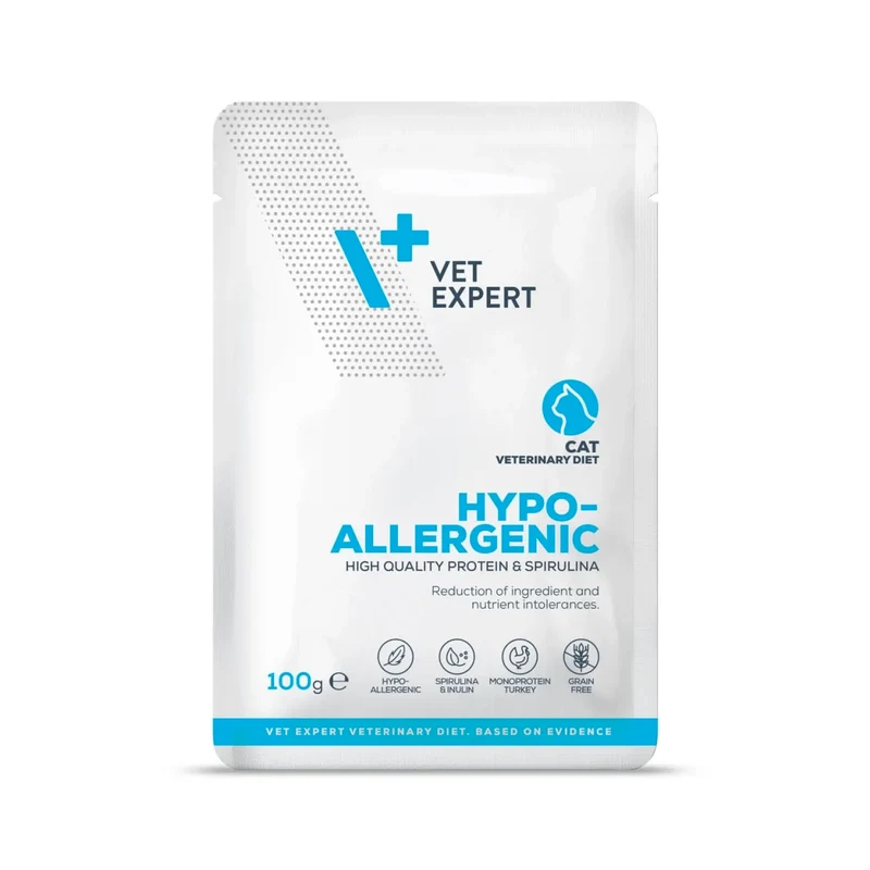 VetExpert Hypoallergenic Pouch Yaş Kedi Maması 100gr 12 adet