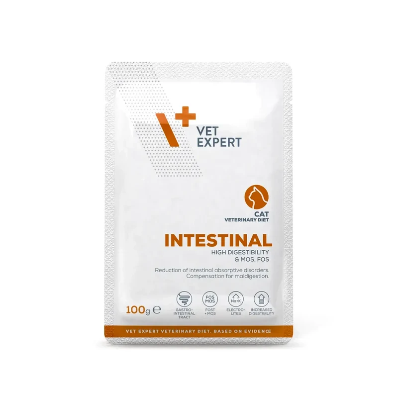 VetExpert Intestinal Cat Pouch 100g Kedi Yaş Mama 1 adet