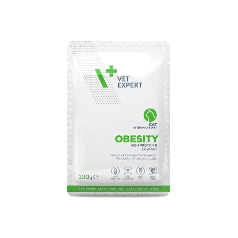 VetExpert Obesity cat 100g pouch Yaş Kedi Maması 12 adet