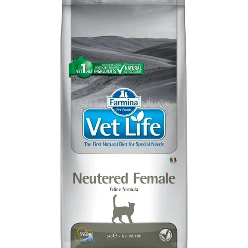 VetLife Neutered Female Kedi Maması 5 Kg