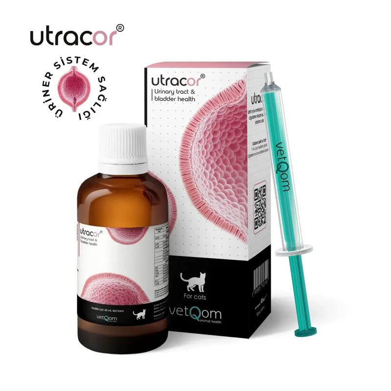 VetQom Utracor Kedi – Üriner Sistem Sağlığı – 45ml.
