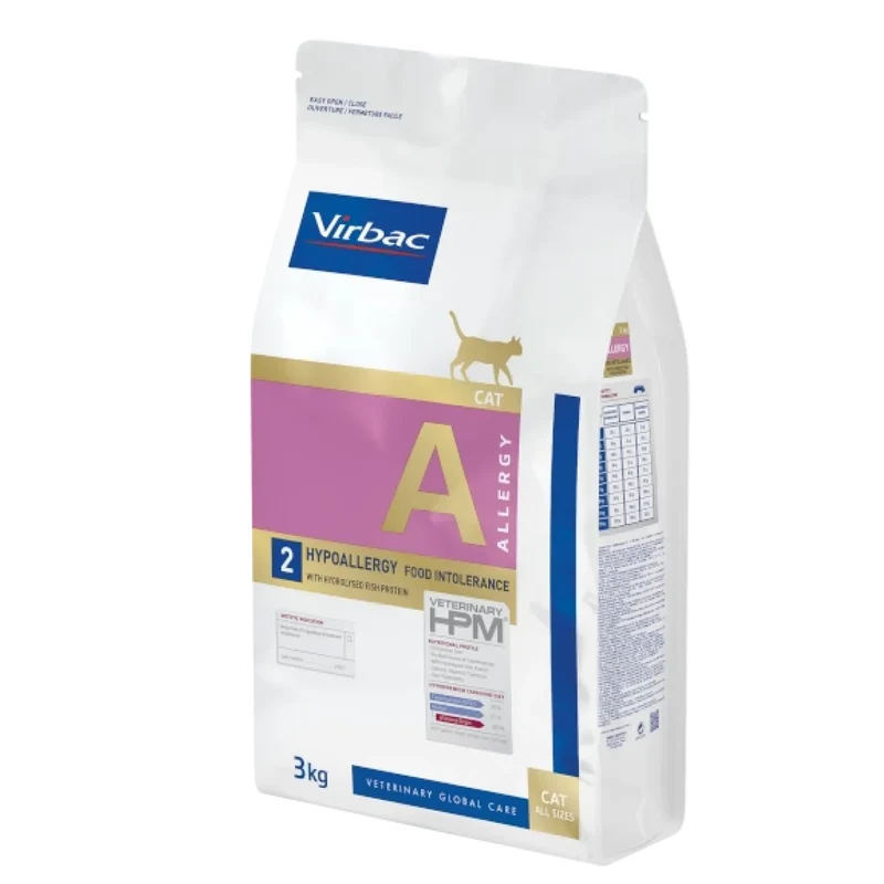 Virbac A2 Hypoallergy & Food Intolerance Hipoalerji ve Gıda İntoleransı Desteği Kedi Maması A2 3 kg