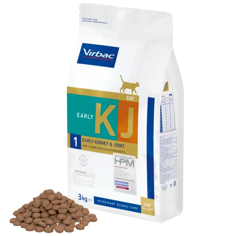 Virbac KJ 1 Early Kidney Joint Support Cat Böbrek ve Eklem Desteği Kedi Maması 1,5 kg KJ1
