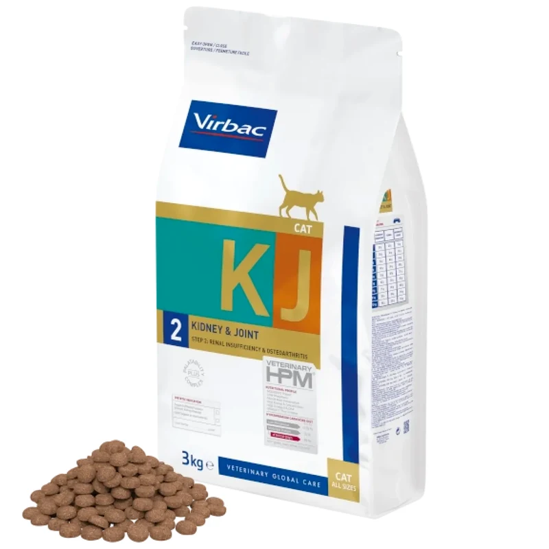 Virbac KJ2 Kidney Joint Support Cat Böbrek Desteği Kedi Maması 3 kg KJ 2