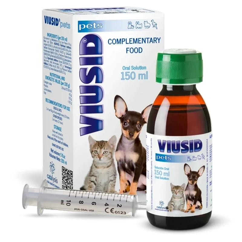 Viusid Kedi ve Köpek Bağışıklık Sistemi Desteği Oral Süspansiyon 150 ml