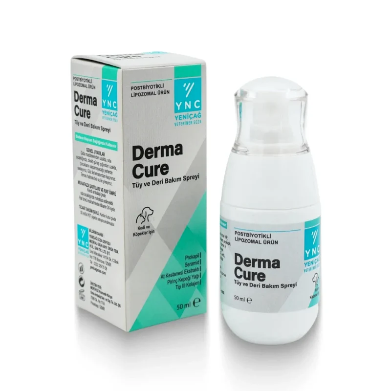YNC DERMA CURE Tüy ve Deri Bakım Spreyi 50 Ml