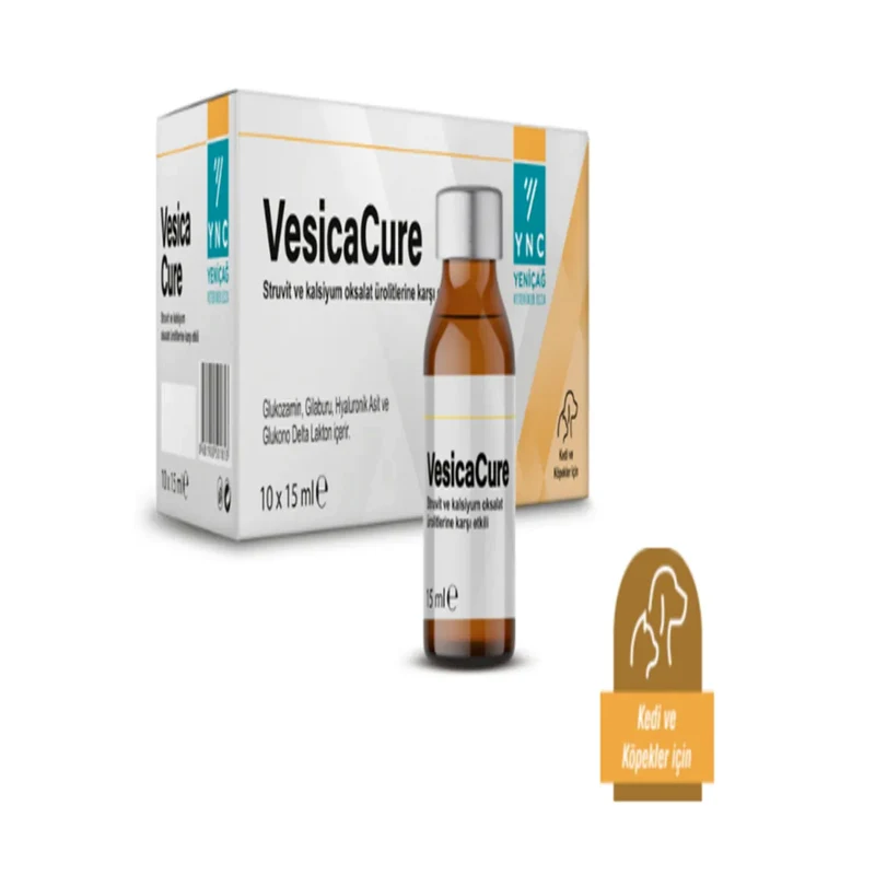 YNC VesicaCure Struvit ve Kalsiyum Oksalat Ürolitlerine Karşı Etkili 2x15ml